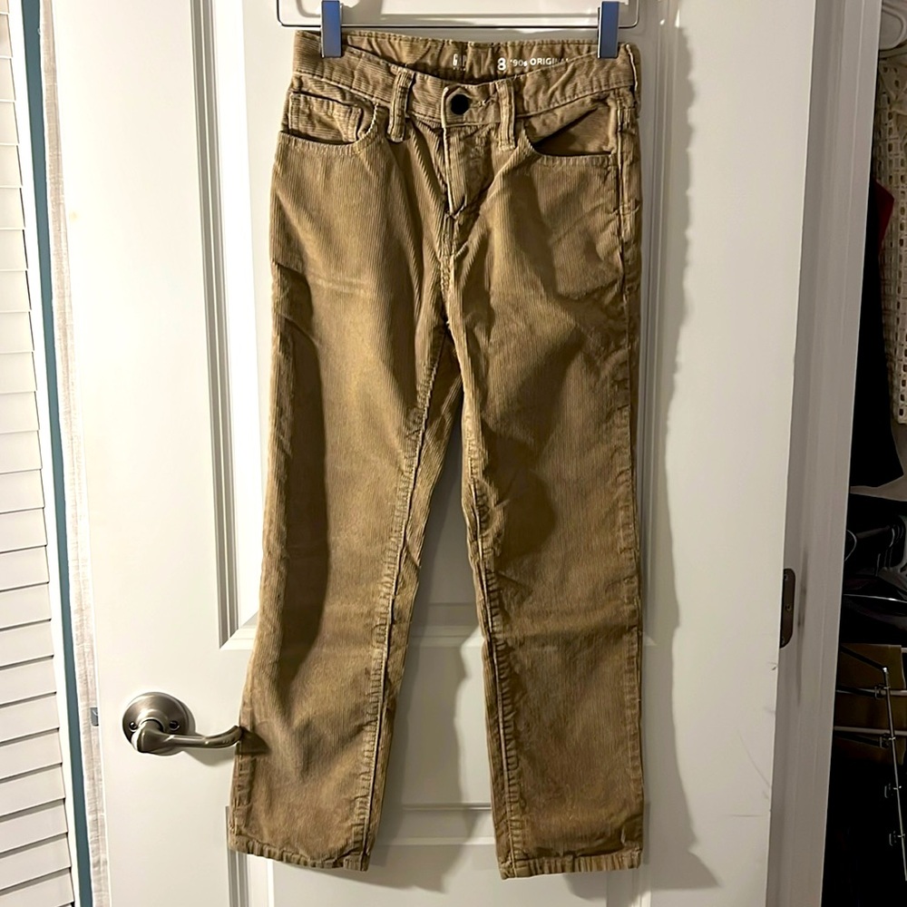 Gap Boys size 8 original straight fit corduroy pants